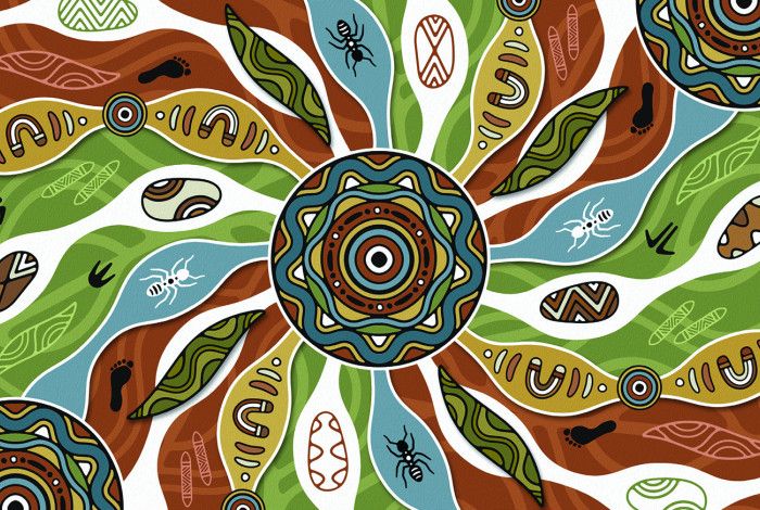 Aboriginal artwork for the RAP cover