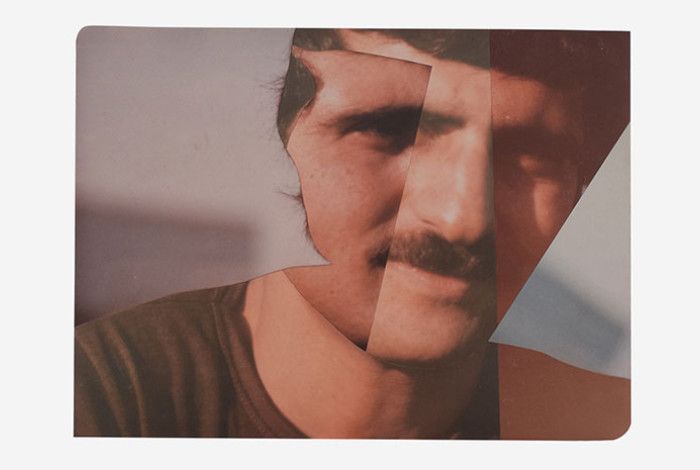 photo collage of man's face