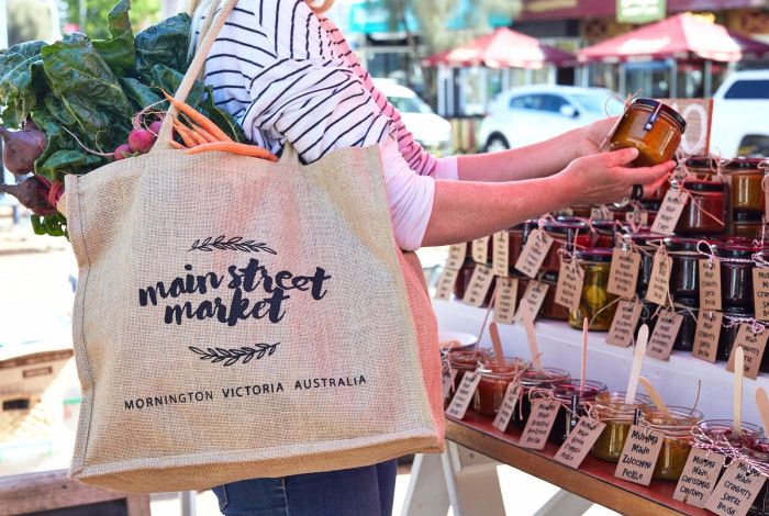 lady shopping at the market 