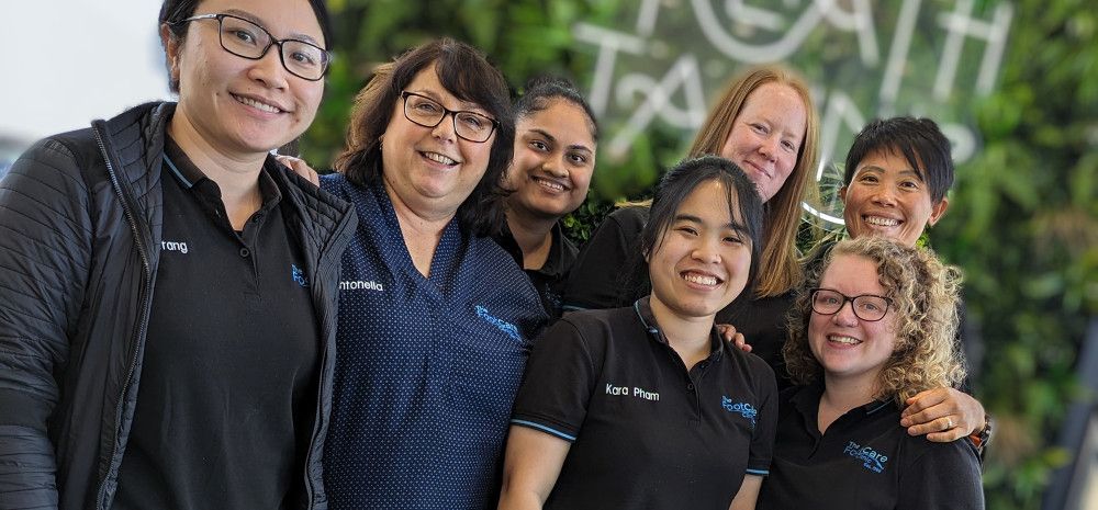 Staff at the Foot Clinic