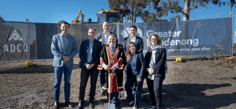 Councillors at DWC site