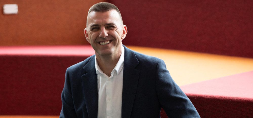 Cr Bob Milkovic smiling