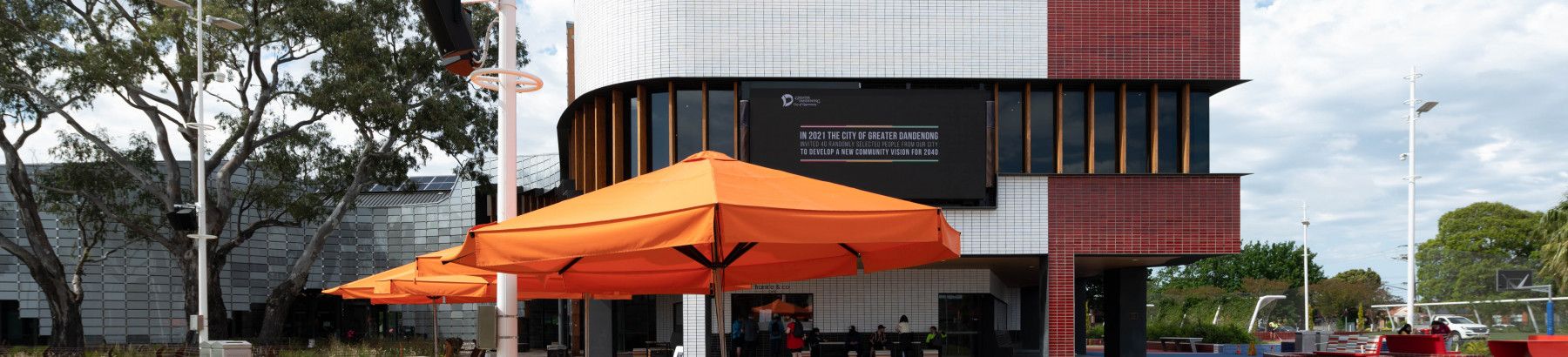 Outside of Springvale Community Hub