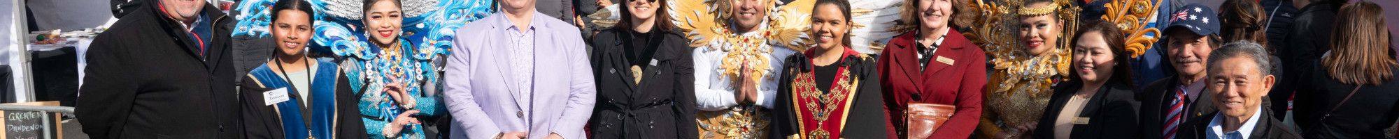 A group of people at Springvale Snow Fest