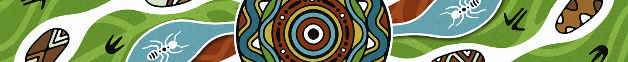 Aboriginal artwork for the RAP cover