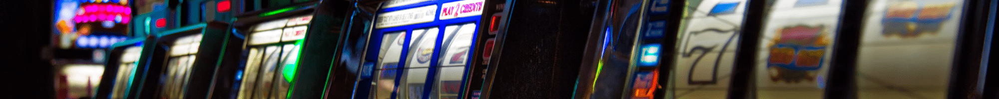 Gambling machines in a venue.