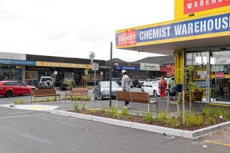 The upgrades in front of Chemist Warehouse