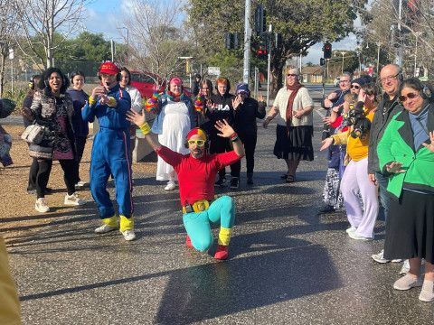Participants in the Silent Disco