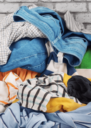 pile of clothes